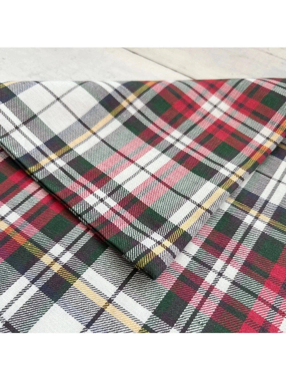 NEW Pottery Barn Denver Plaid LUMBAR Pillow Cover 16x26 Holiday Christmas Linen